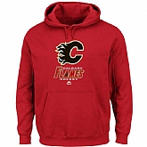 Men's Calgary Flames Majestic Critical Victory VIII Fleece Hoodie - Red,baseball caps,new era cap wholesale,wholesale hats